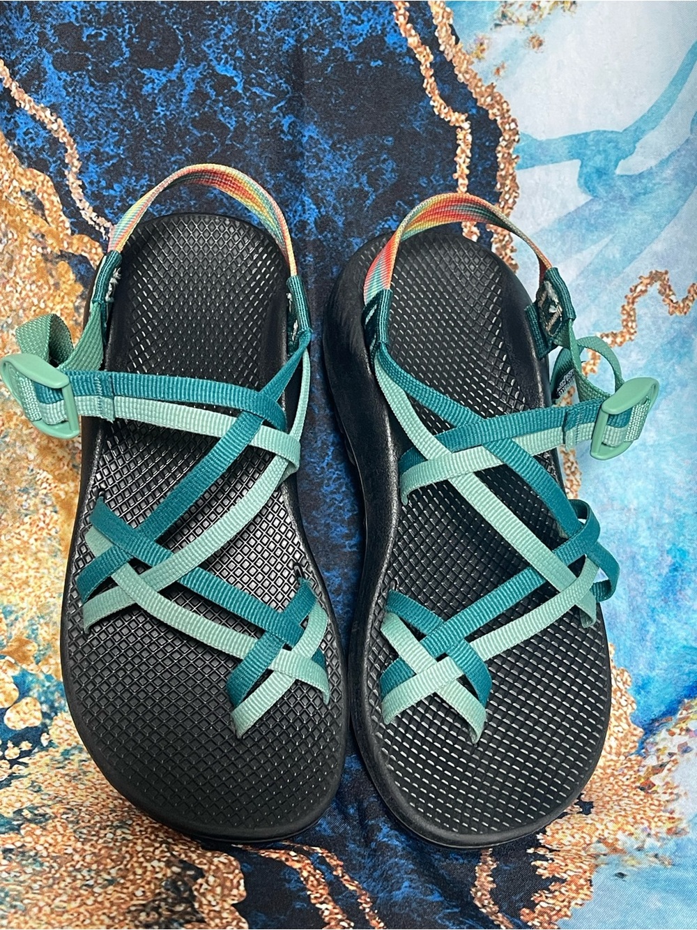 Chaco Women’s 9 Z Cloud Sandals Adjustable Strap Hiking Outdoor Sport Comfort